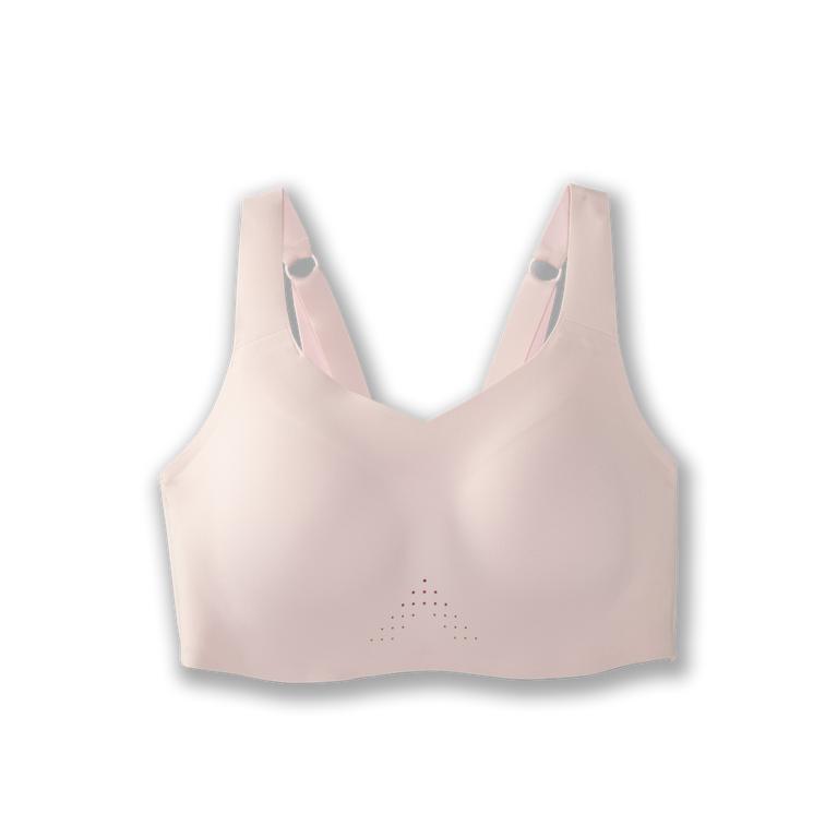 Brooks Womens Dare Underwire Running Bra - Rosewater (934657-ZBF)